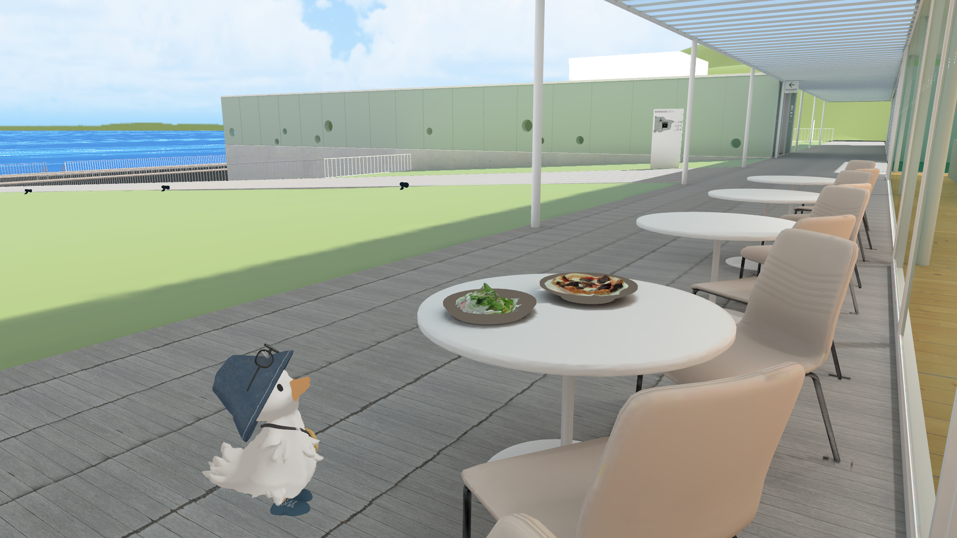 『VRChat』内で「横須賀美術館」の雰囲気を楽しめる再現ワールドが公開。現地観光のきっかけ作りになりそう_003