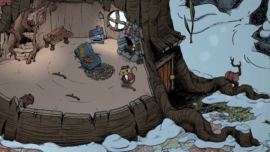 『Winter Burrow』2025年冬に配信予定。ねずみさんが過酷な雪山で生き延びる。サバイバルクラフトゲーム_001