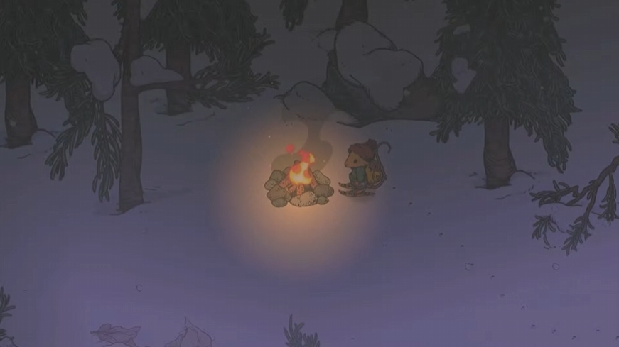 『Winter Burrow』2025年冬に配信予定。ねずみさんが過酷な雪山で生き延びる。サバイバルクラフトゲーム_002