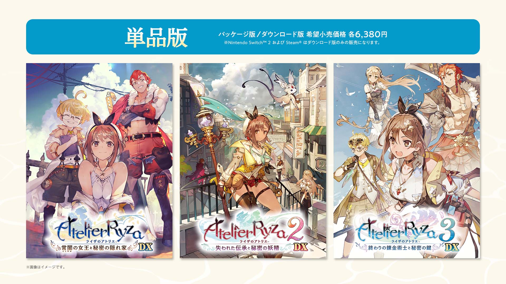 『ライザのアトリエ ～秘密トリロジー～ DX』11月13日に発売決定。1作目では「アガーテ」や「ロミィ」が操作可能に_060
