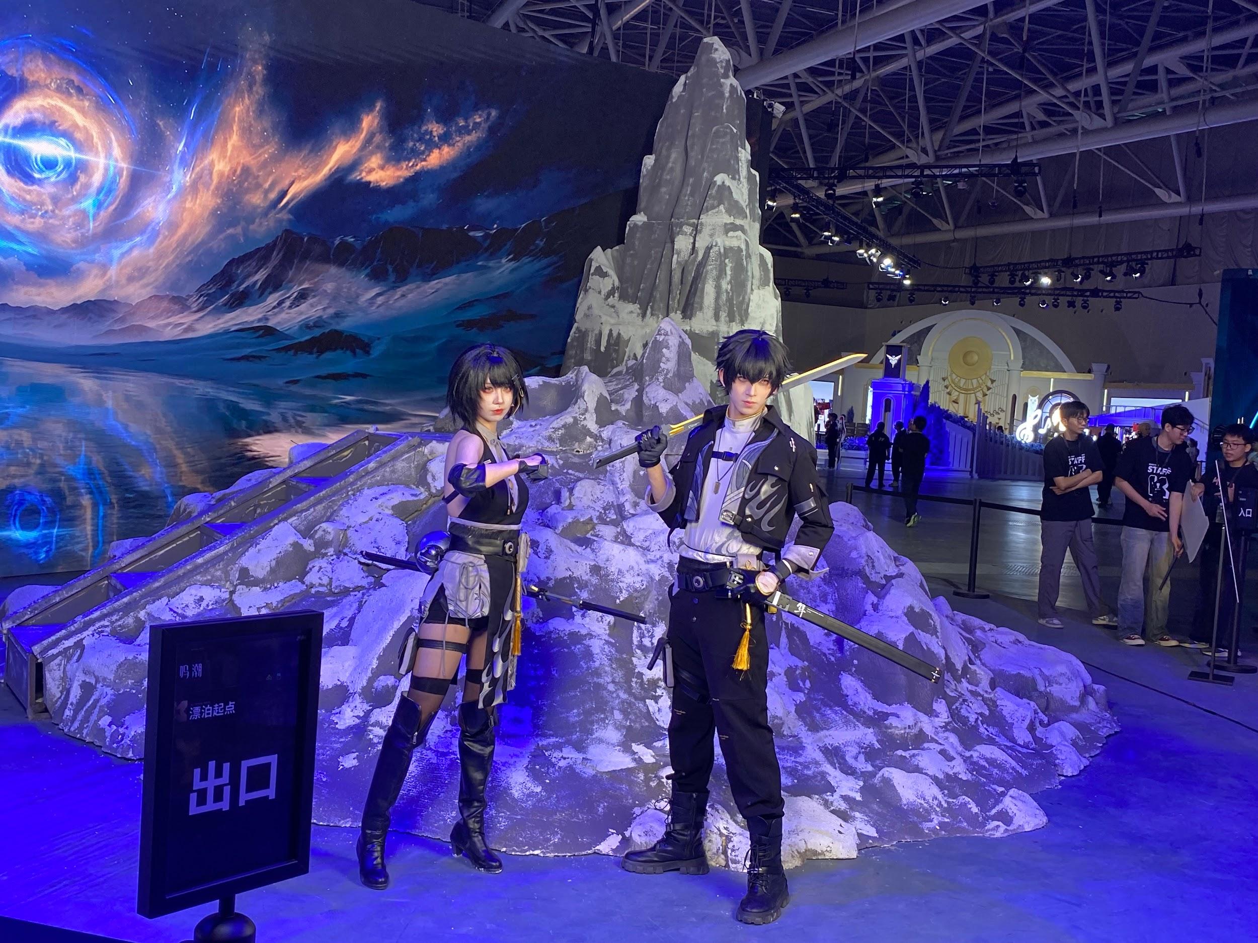 『鳴潮』イベントレポート:中国限定オフラインイベントで降臨した「着ぐるみツバキ」の無法ムーブが容赦なさすぎた_006