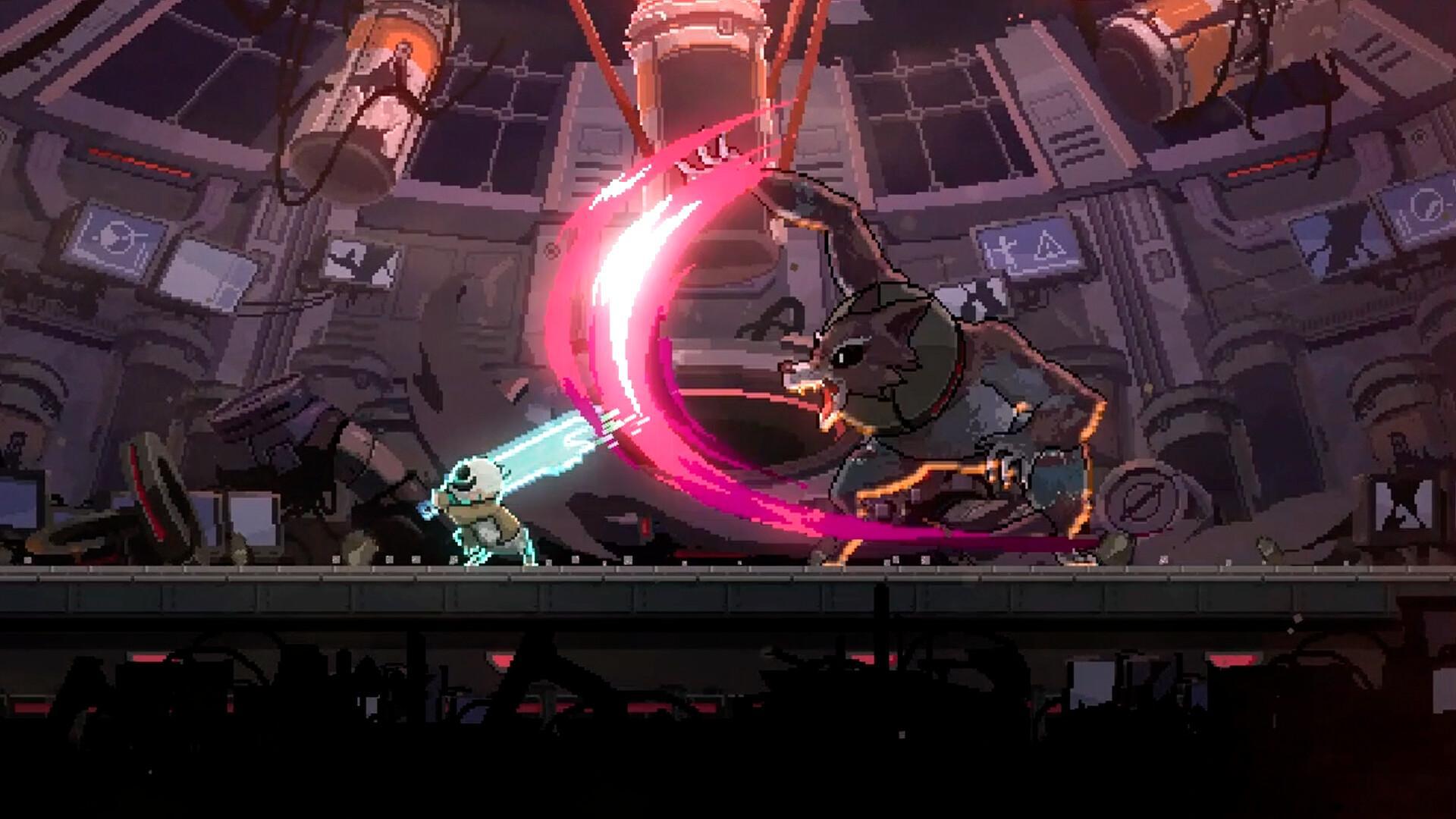 『Ovis Loop』Steamにて早期アクセスを開始。ロボットの羊が荒廃した世界で戦う2Dアクションゲーム_006