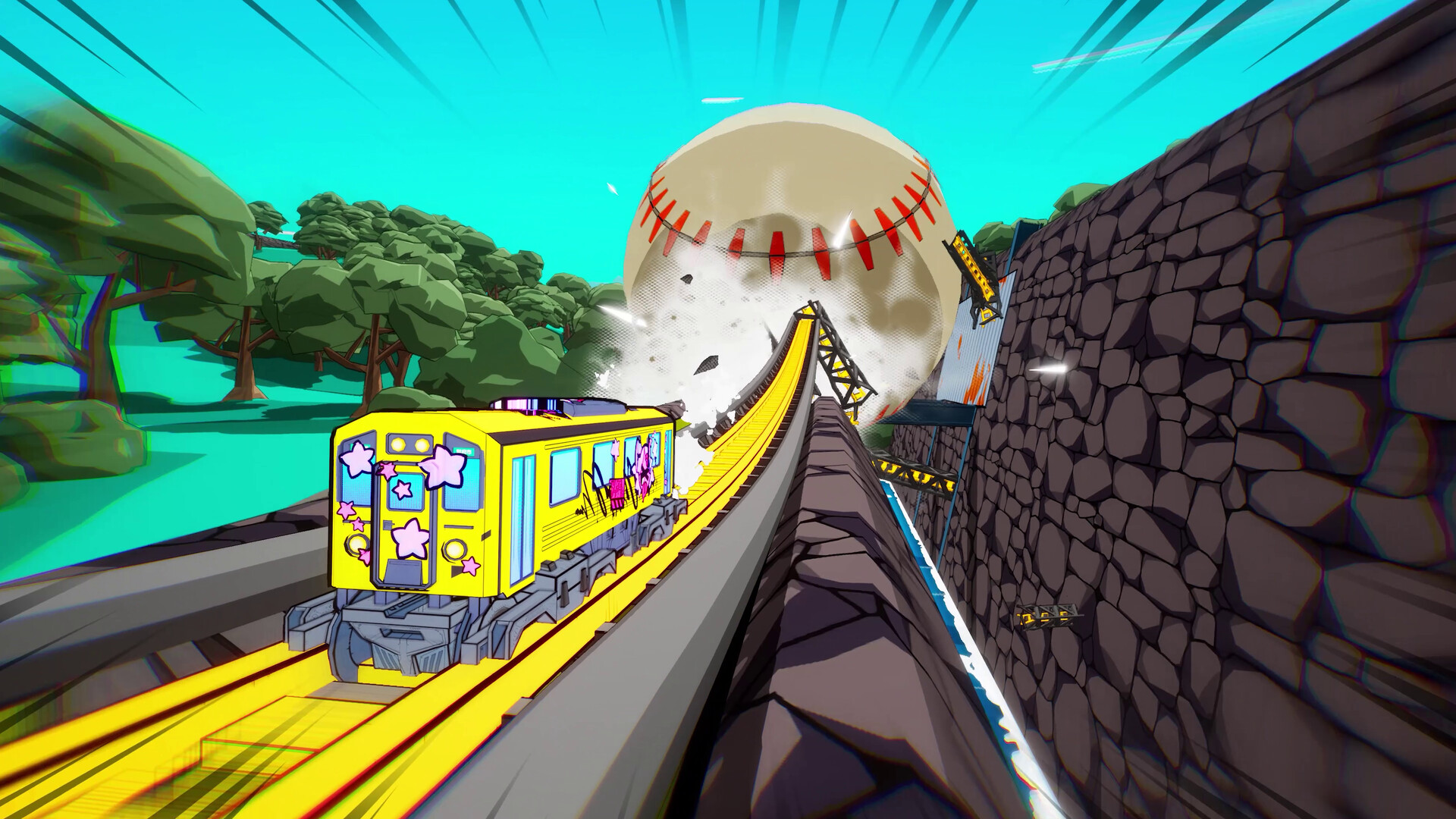 日本の「電車」がドリフトやトリックをキメまくるハイスピードアクションゲーム『Denshattack!』発表、2026年春に発売決_003