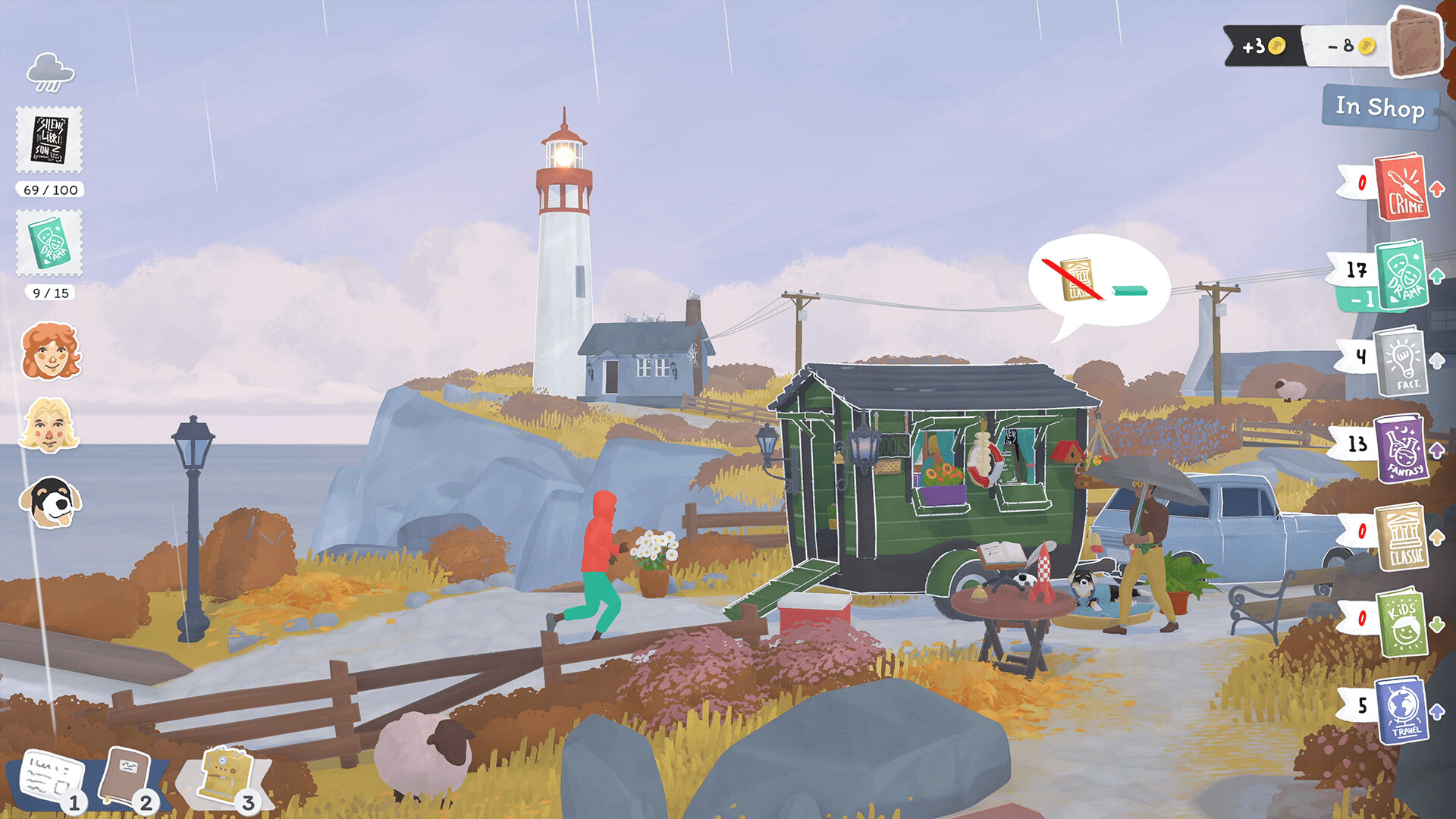 『Tiny Bookshop』発売開始。癒し系の本屋さん経営シミュレーションゲーム。日本語に対応_001