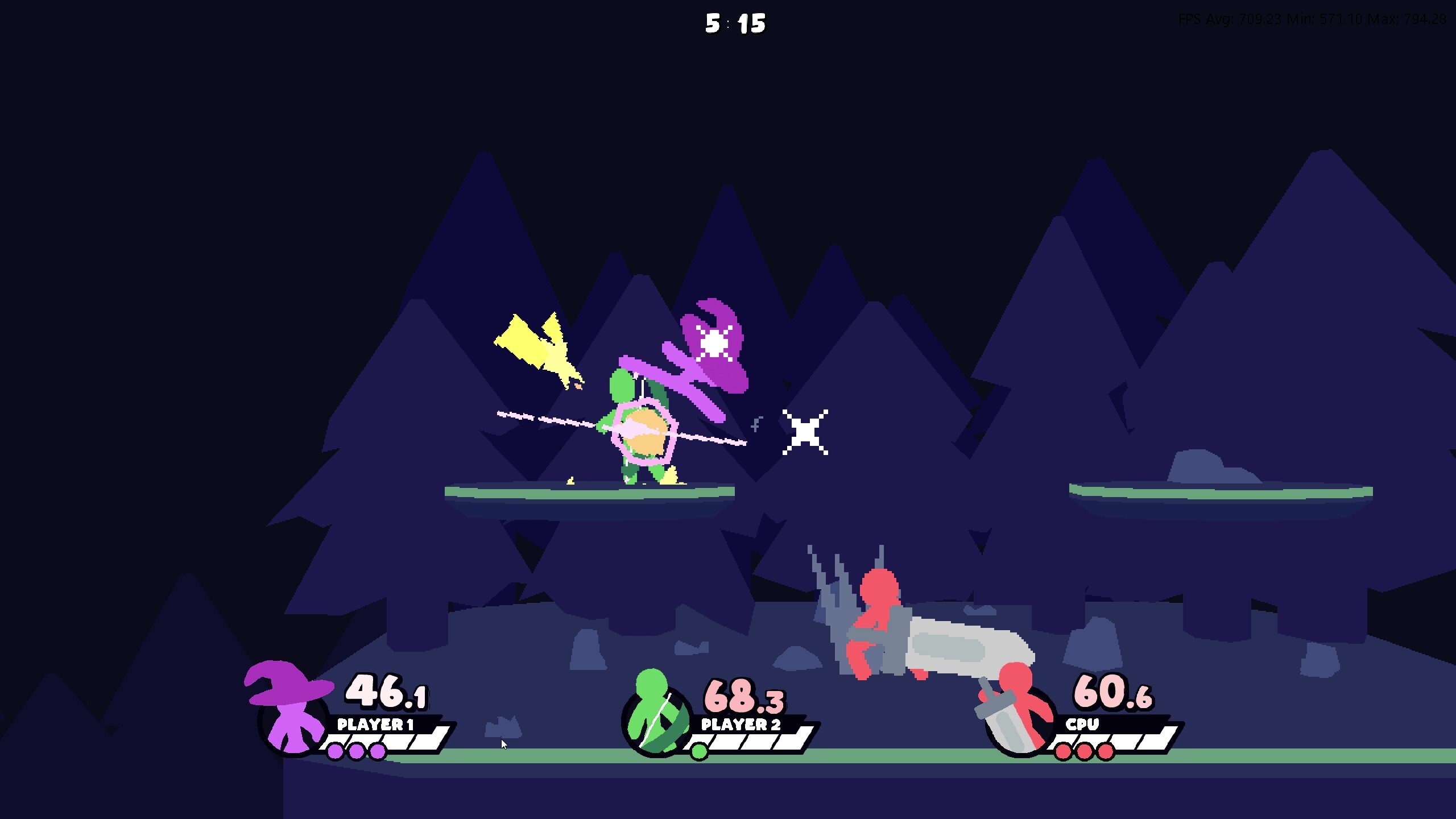 『A Few Quick Matches』が配信開始。最大4人マルチに対応する棒人間の2D大乱闘ゲーム_002