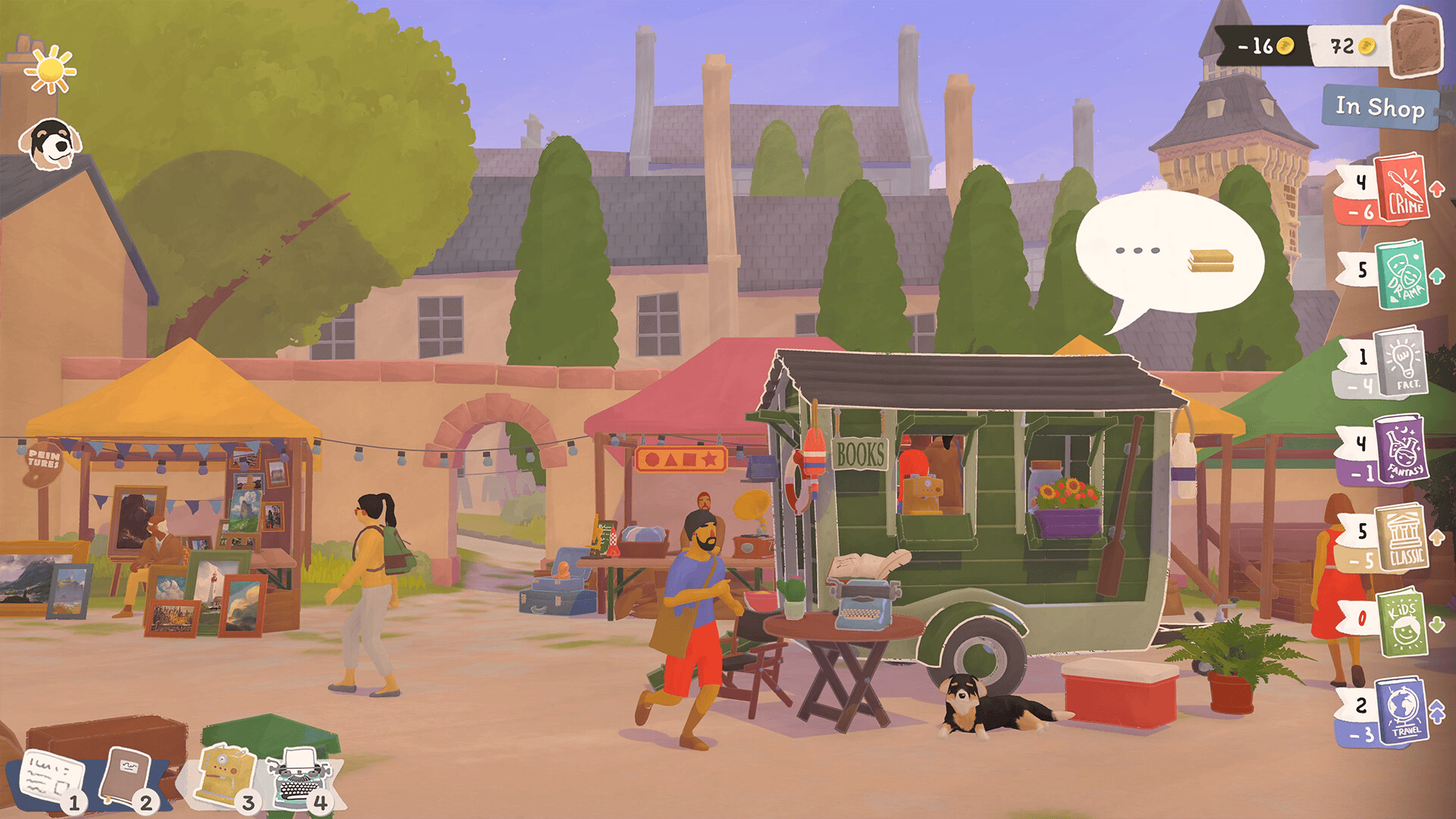 『Tiny Bookshop』発売開始。癒し系の本屋さん経営シミュレーションゲーム。日本語に対応_003