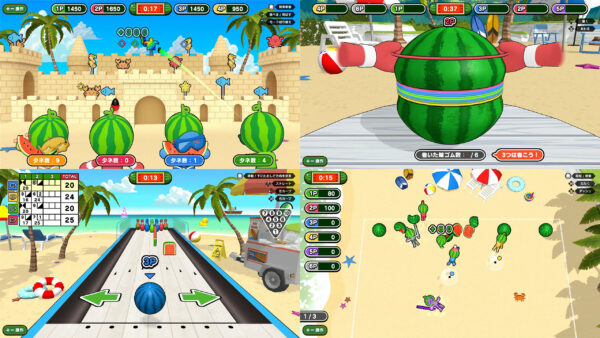 SteamおよびNintendo Switch向けのパーティゲーム『たたいて！まわって！スイカパーティ』が8月7日に発売_002