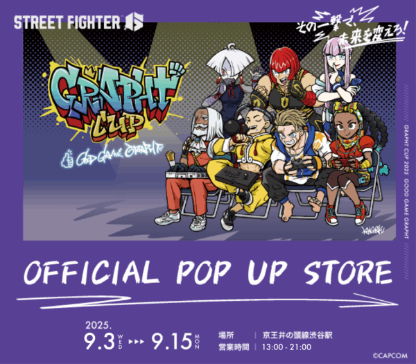 『スト６』観虐先生の描き下ろし「キャラクターTシャツ」が先行で買えるポップアップストアが9月3日から開催_002