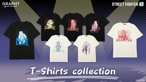 『スト６』観虐先生の描き下ろし「キャラクターTシャツ」が先行で買えるポップアップストアが9月3日から開催_001
