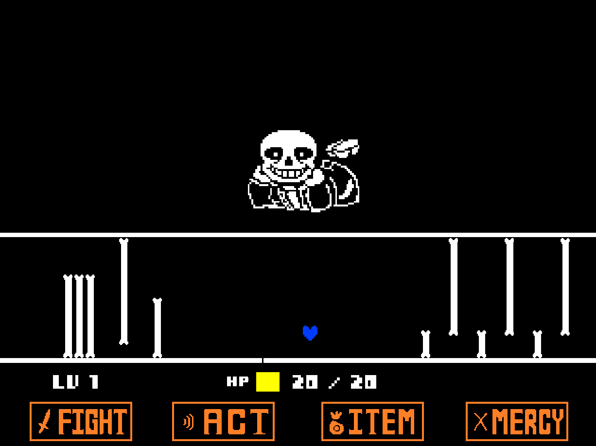 『UNDERTALE』“Pルートのサンズ”と戦えるゲームが無料で公開_002