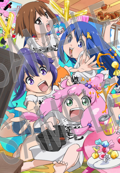 超ハイテンションギャグアニメ『てーきゅう』シリーズ全9期を収録したブルーレイが10月29日より発売。特典には“パンツ風”デザインのキャップ型アイテムがパッケージ開封前から1枚装着済みで同梱。さらにもう1枚ランダムで封入されているため計2枚のパンツが獲得可能_005