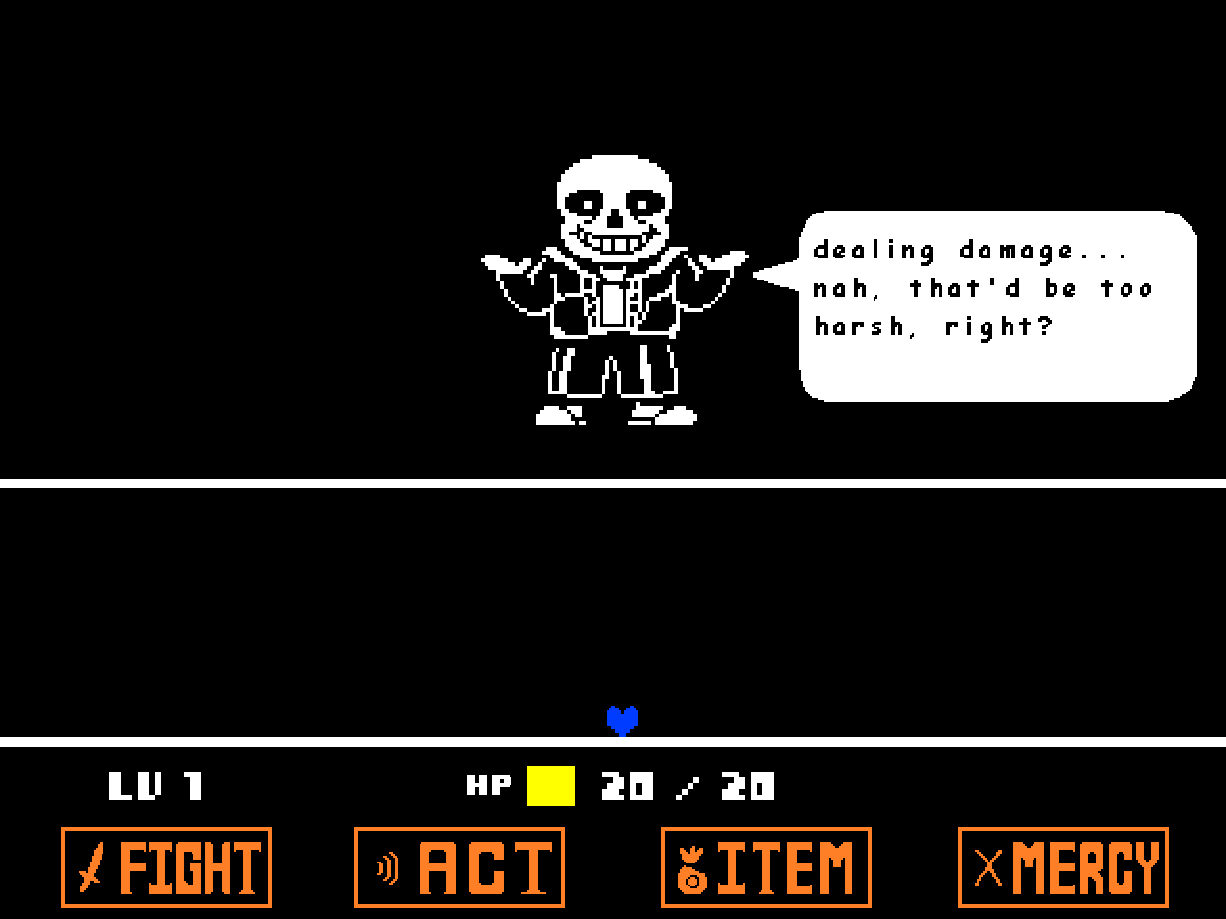『UNDERTALE』“Pルートのサンズ”と戦えるゲームが無料で公開_001