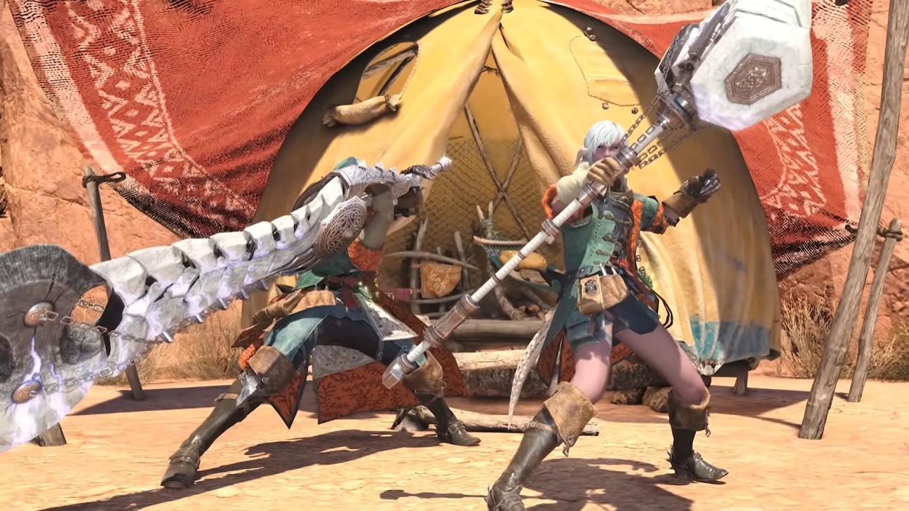 『FF14』の『モンハンワイルズ』コラボコンテンツは10月7日から配信へ。最大8人の協力バトル「護竜アルシュベルド狩猟戦」が登場_006