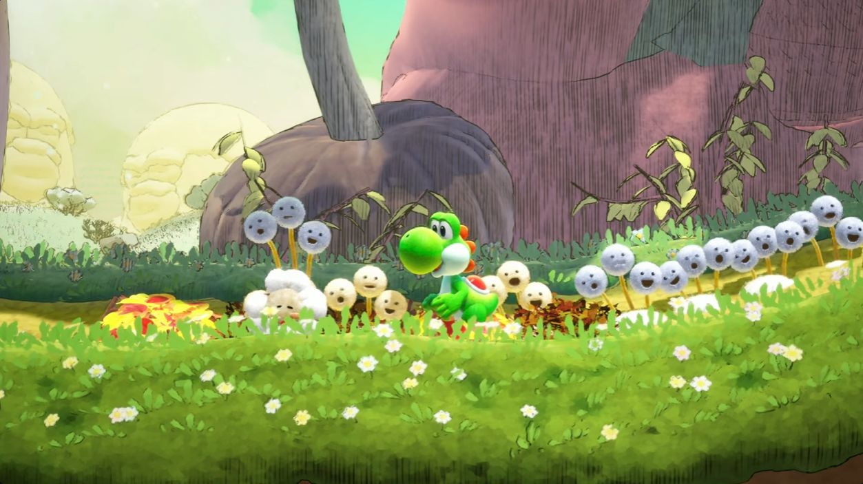 ヨッシーが主人公の新作ゲーム『ヨッシーとフカシギの図鑑』が発表。フカシギな生き物といっしょに冒険して図鑑を完成させる_004