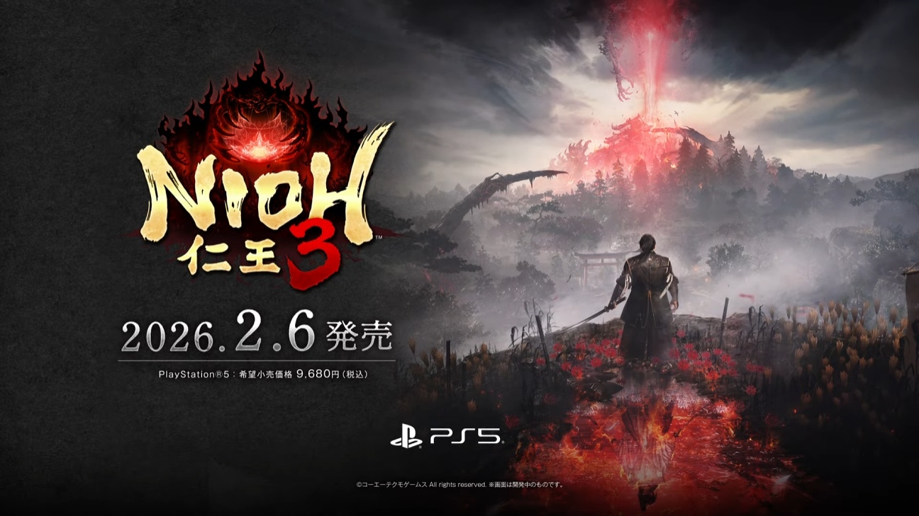 『仁王3』2026年2月6日に発売決定。コーエーテクモゲームスによる“ダーク戦国アクションRPG”のシリーズ最新作_001