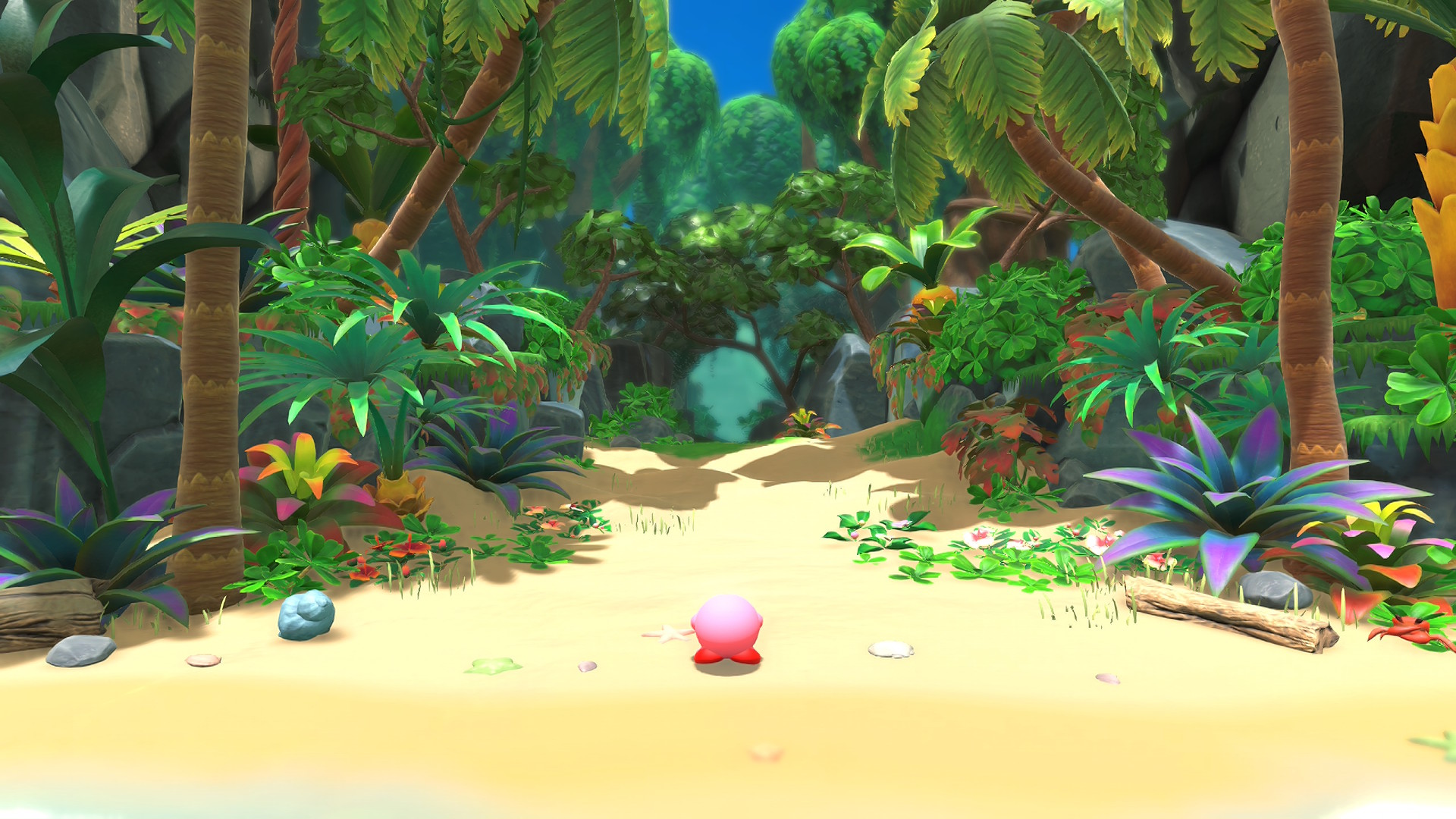 『カービィ ディスカバリー スターリーワールド』レビュー・評価・感想:コピー能力のアイスと相性最高、スイーっと滑るカービィも爽快_006