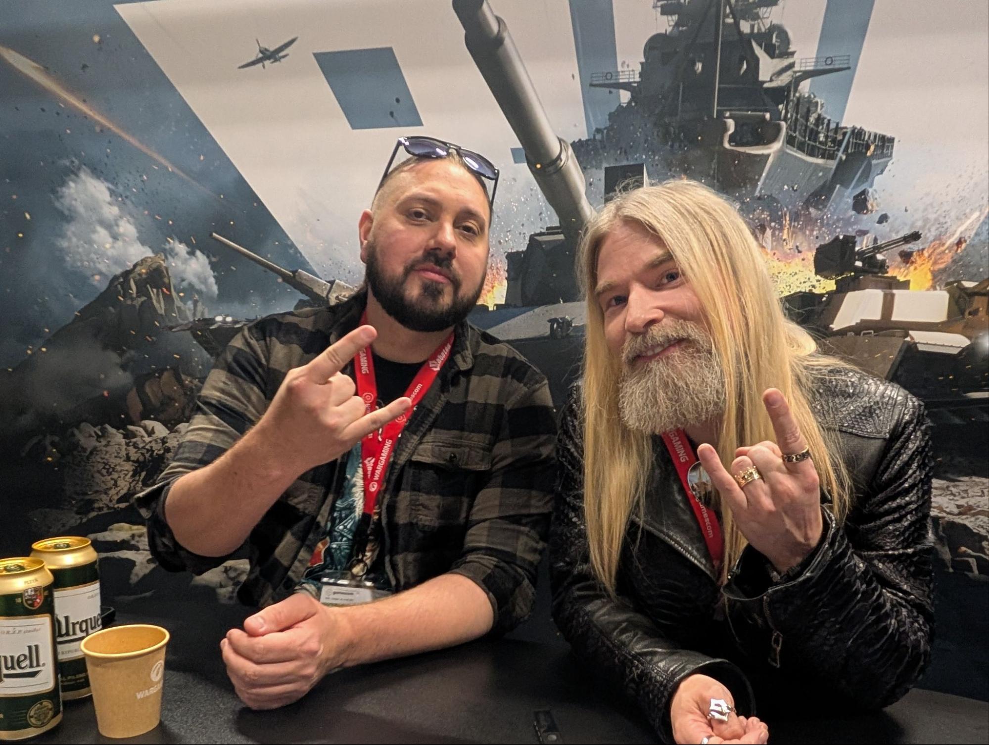 『World of Tanks』の「PLAY BIG」イベントで超ハードなパフォーマンスを披露していた人気メタルバンド「サバトン_003
