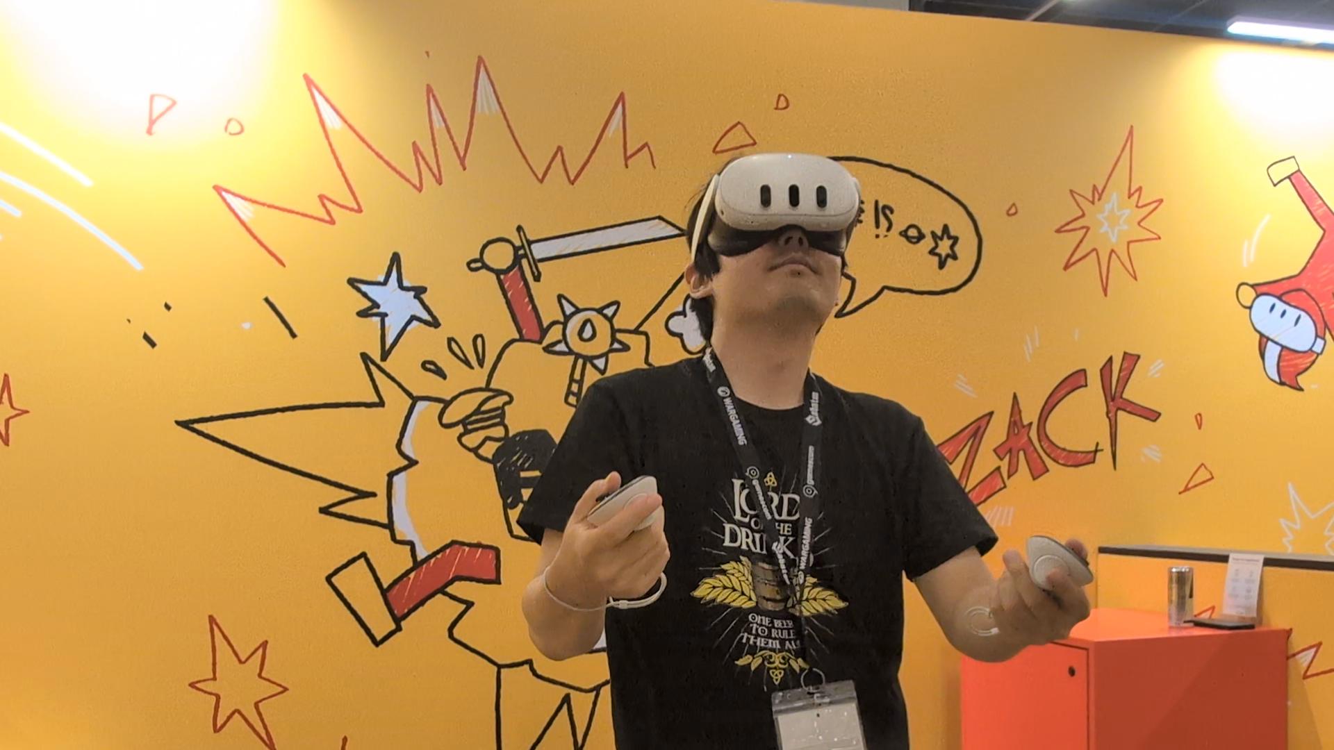 gamescom『デッドプール VR』試遊レポート:デップー視点でしっかり首や四肢を斬り落とされるヤバいゲーム_006