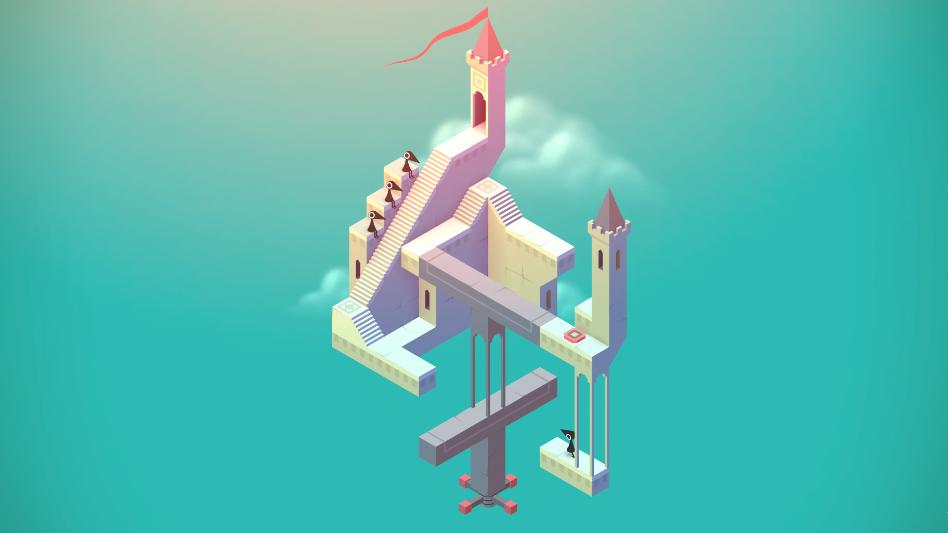 『Monument Valley』の無料配布が開始。名作だまし絵パズルゲーム_002