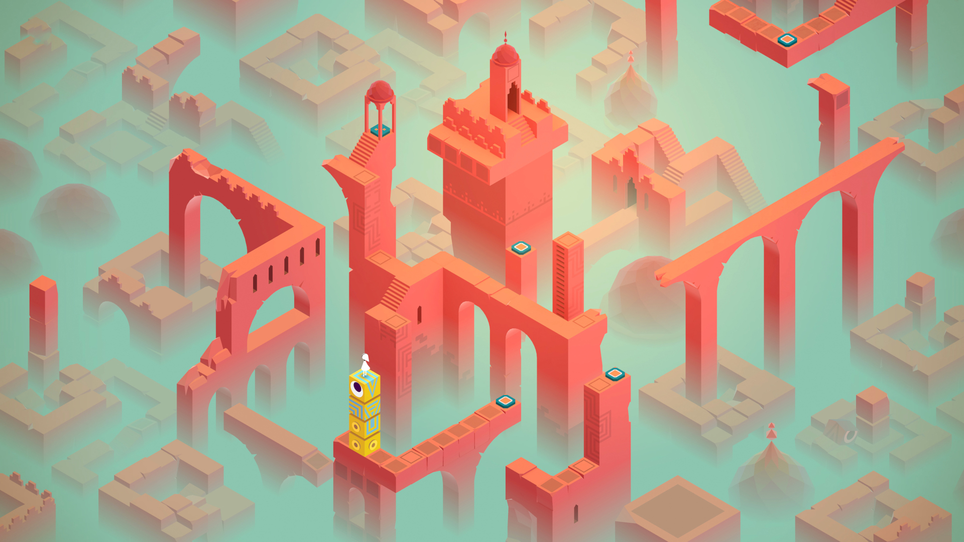 『Monument Valley』の無料配布が開始。名作だまし絵パズルゲーム_004