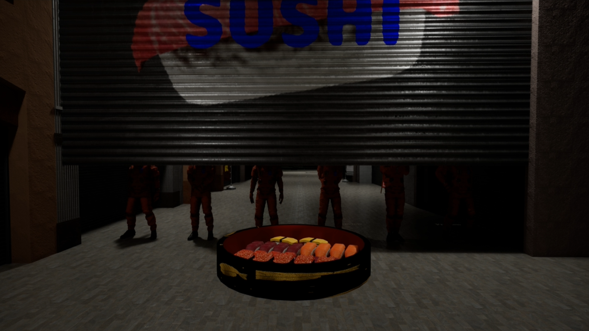 『SUSHI DELIVERY』が9月22日にSteamにて配信開始。ループ型の精神的ホラーゲーム_004