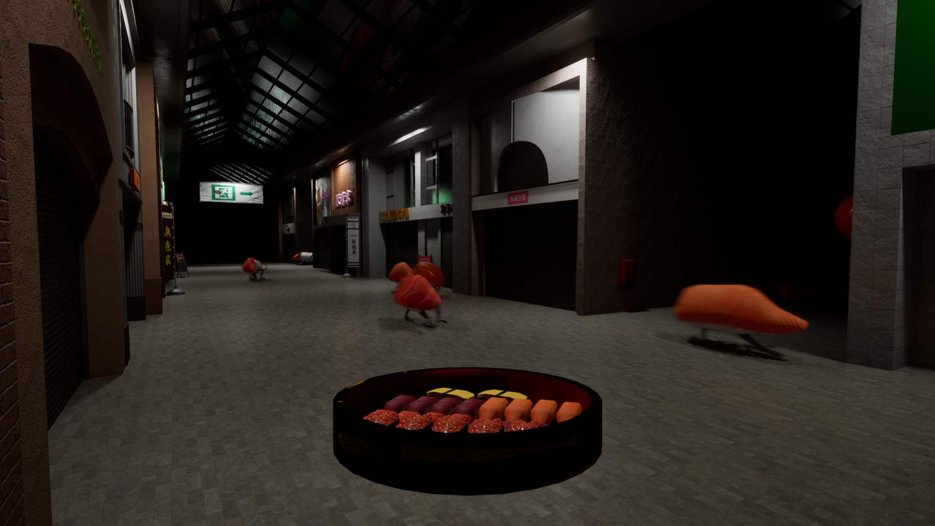 『SUSHI DELIVERY』が9月22日にSteamにて配信開始。ループ型の精神的ホラーゲーム_003