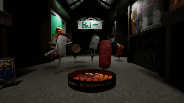 『SUSHI DELIVERY』が9月22日にSteamにて配信開始。ループ型の精神的ホラーゲーム_006
