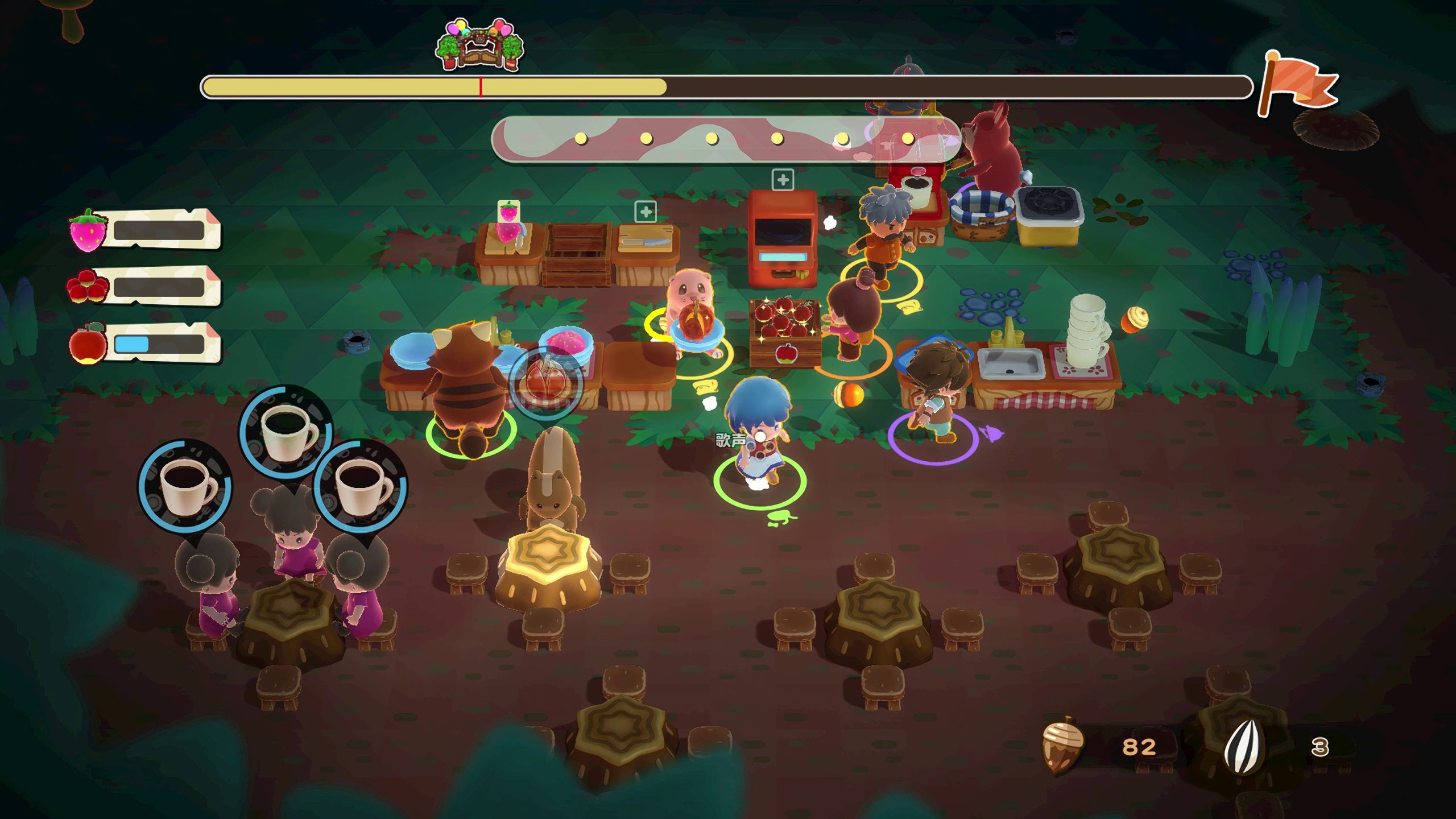 『リップルアイランド カイルとキャルのレストラン』11月27日に発売決定。最大16人で遊べるドタバタ協力クッキングゲーム_015