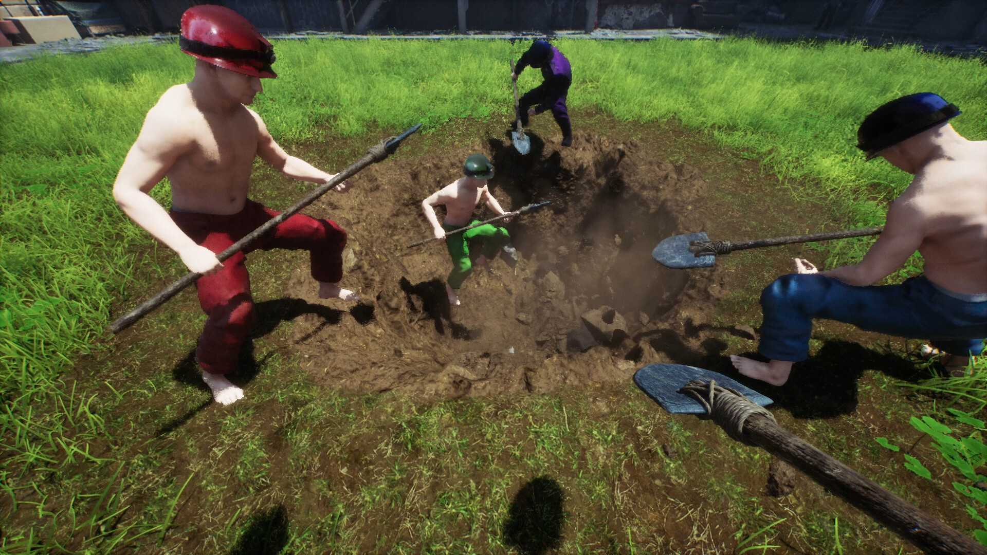 『Keep Digging』発表。最大8人マルチ可能な、地下1000mまで穴を掘るゲーム_001