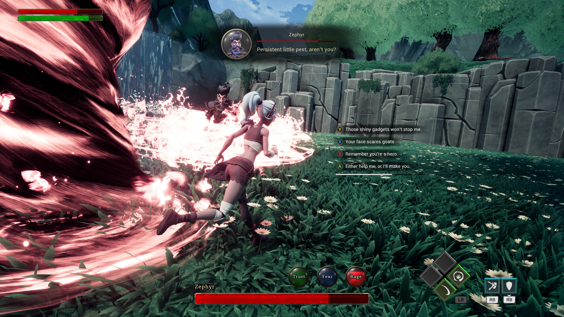 敵に向かって悪口を言うことができるアクションRPG『Harmony of Aetheria』が開発中_004
