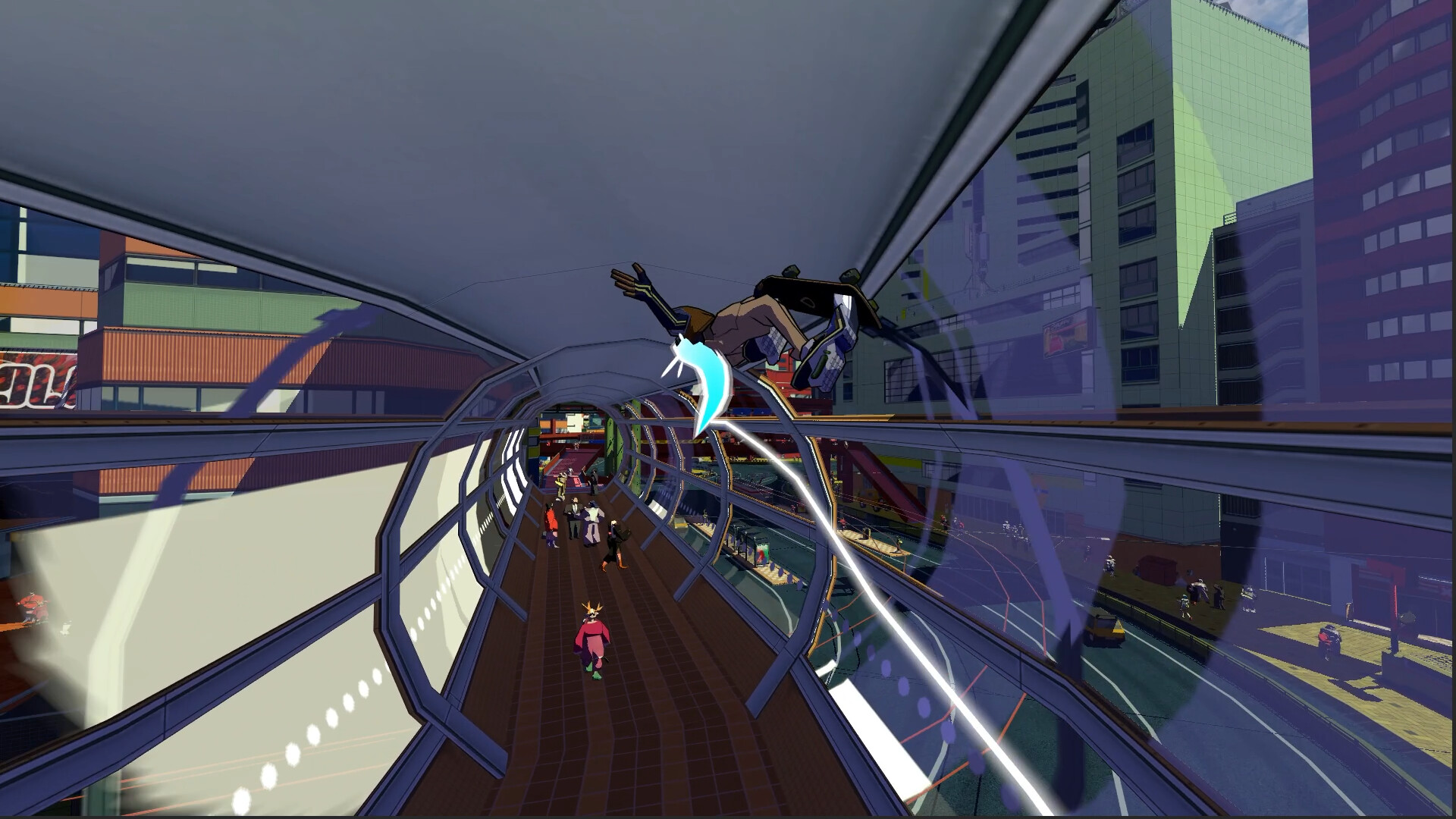 『HYPERFUNK』が発表。『ボムラッシュサイバーパンク』開発元によるオンライン対戦搭載のストリートアクションゲーム_003