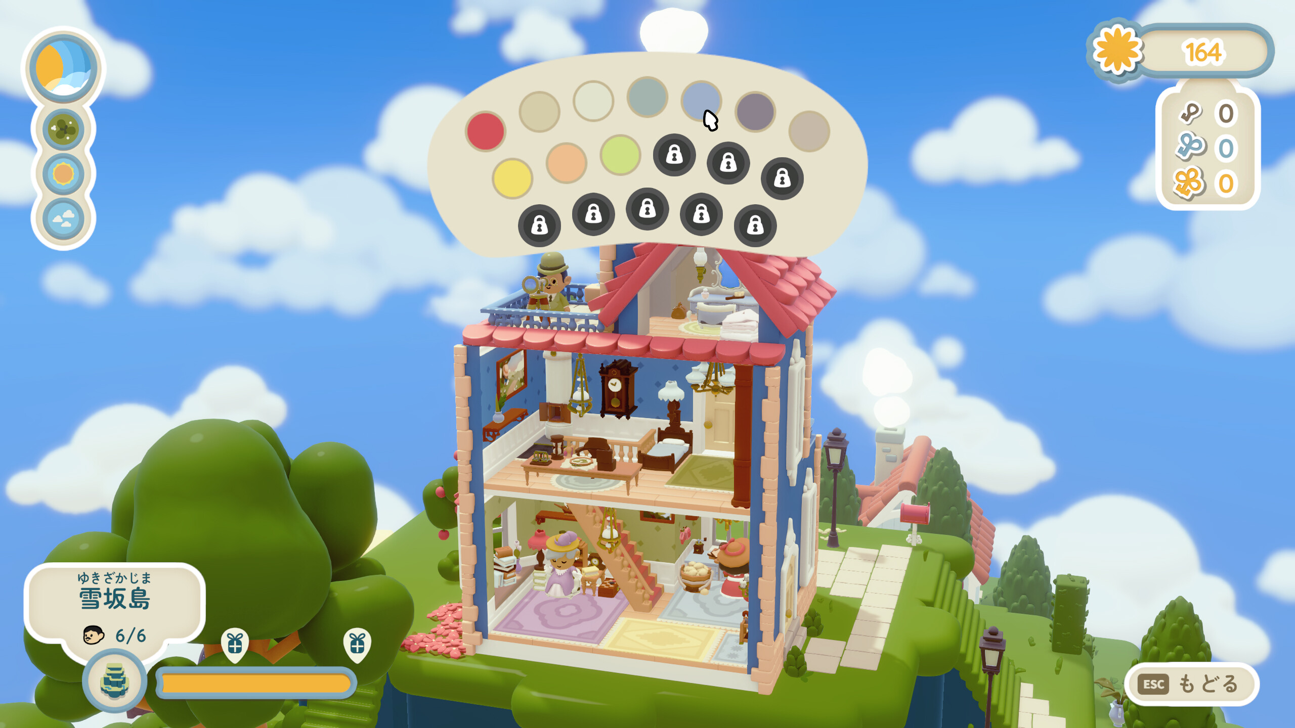 空に浮かぶ島々をデコレーションしていくゲーム『トゥインクルビー』が9月24日にSteamで発売決定_003
