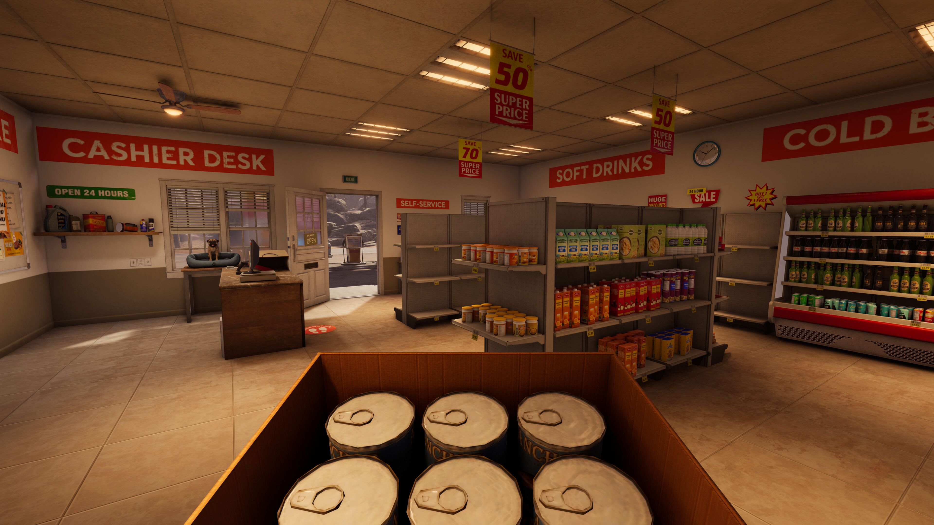 『Roadside Research』の体験版がリリース。人間に扮したエイリアンがガソリンスタンドで働くゲーム_002