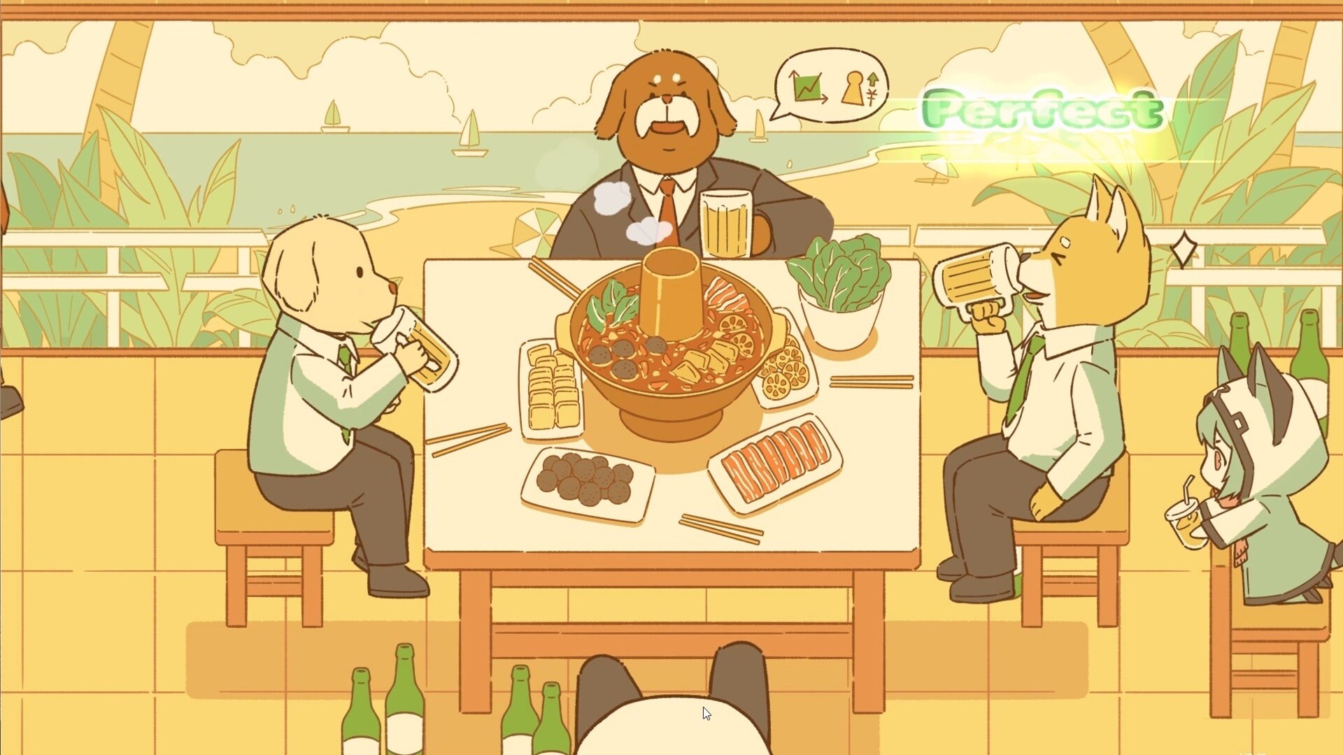 『リズムアニマルカフェ』の体験版がSteamで配信。かわいい動物たちの『リズム天国』風リズムゲーム
_006
