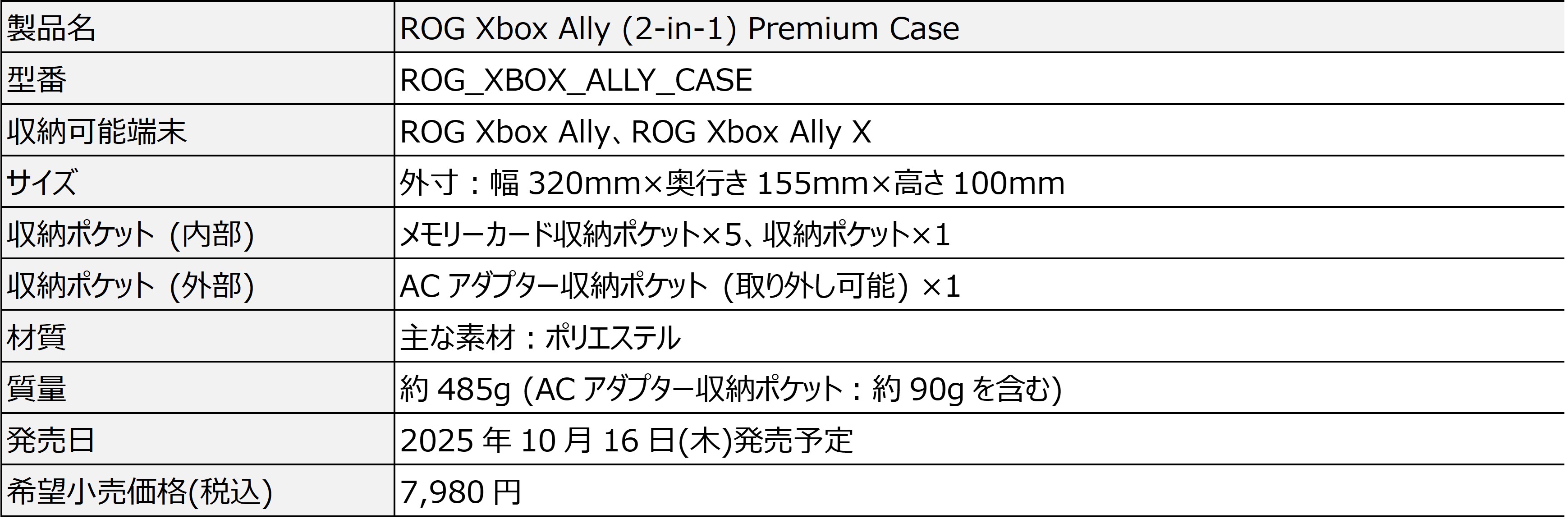 「ROG Xbox Ally」価格が正式発表。「ROG Xbox Ally」は8万9800円、上位モデルは13万9800円に_017