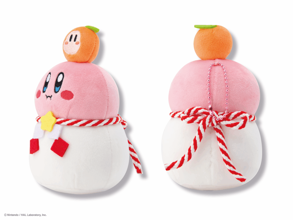 カービィが鏡餅を吸い込んじゃった！？キュートすぎる「おもちもちもちクッション」今年は“ほおばり”の表情で登場_009