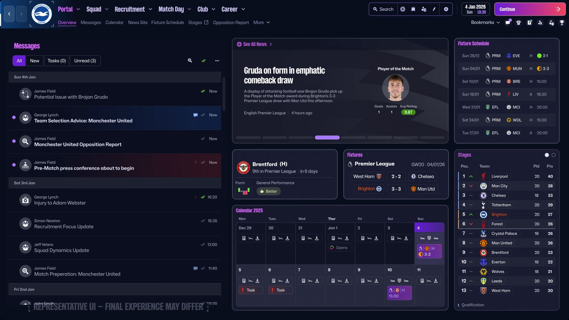 圧倒的なデータ量を誇る『Footballl Manager 26』。コーチ陣のサポート体制も充実しまくり_003