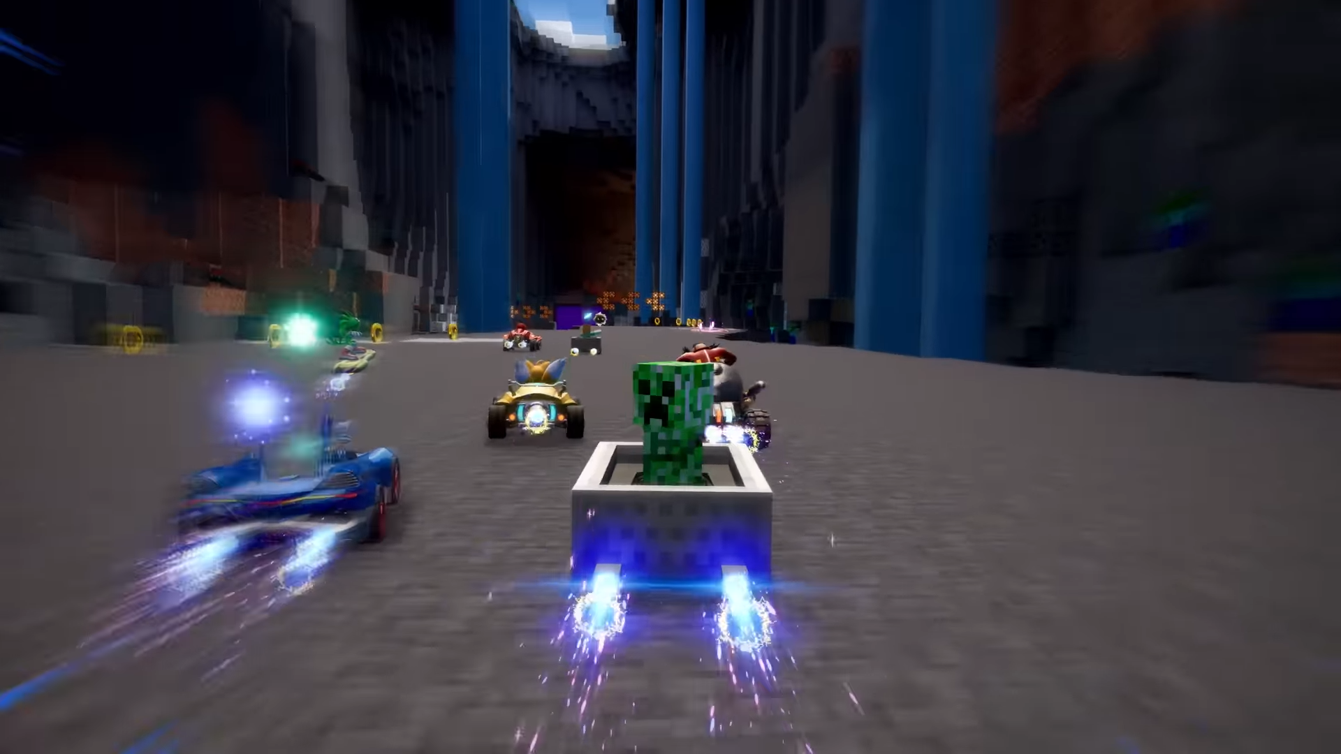 『ソニックレーシング クロスワールド』に『マイクラ』スティーブ、アレックス、クリーパーが本日参戦_001
