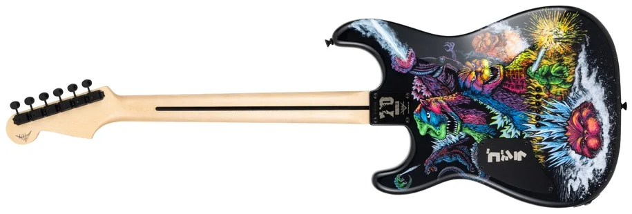 『ゴジラ』の特別仕様ギターが「550万円」で登場。咆哮を鳴らす機能や発光する機能も_002