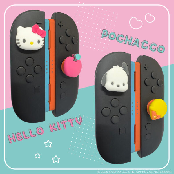 クロミ・マイメロディ・ポチャッコ・ハローキティのアナログスティックカバーが発売中_003