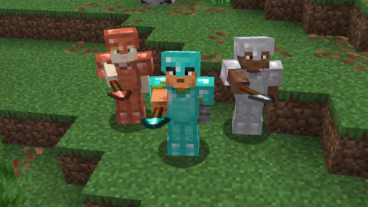 『マイクラ』新モブ「ノーチラス」と新武器「槍」を追加する最新スナップショットが公開_005