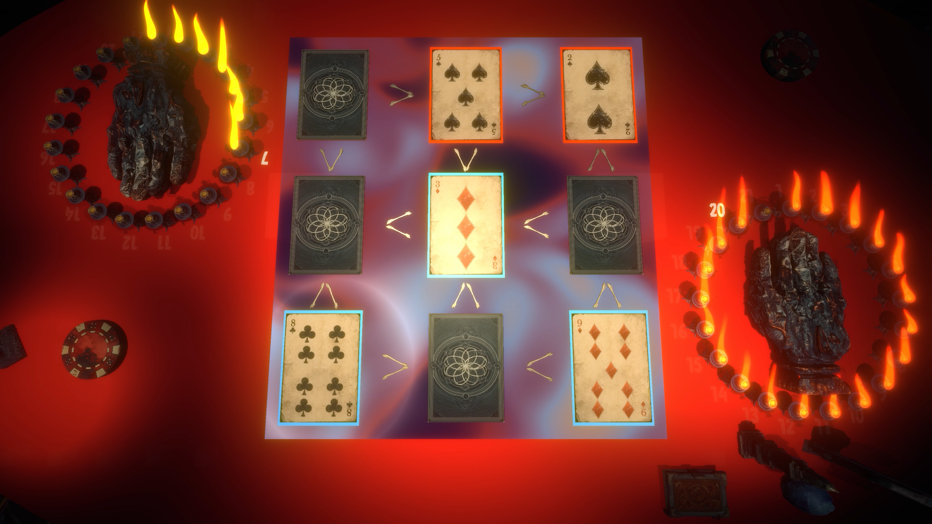 『ReSoul:Jack』Steamストアページが公開。1vs1のブラックジャックでギャンブルをするローグライクカードゲーム_002