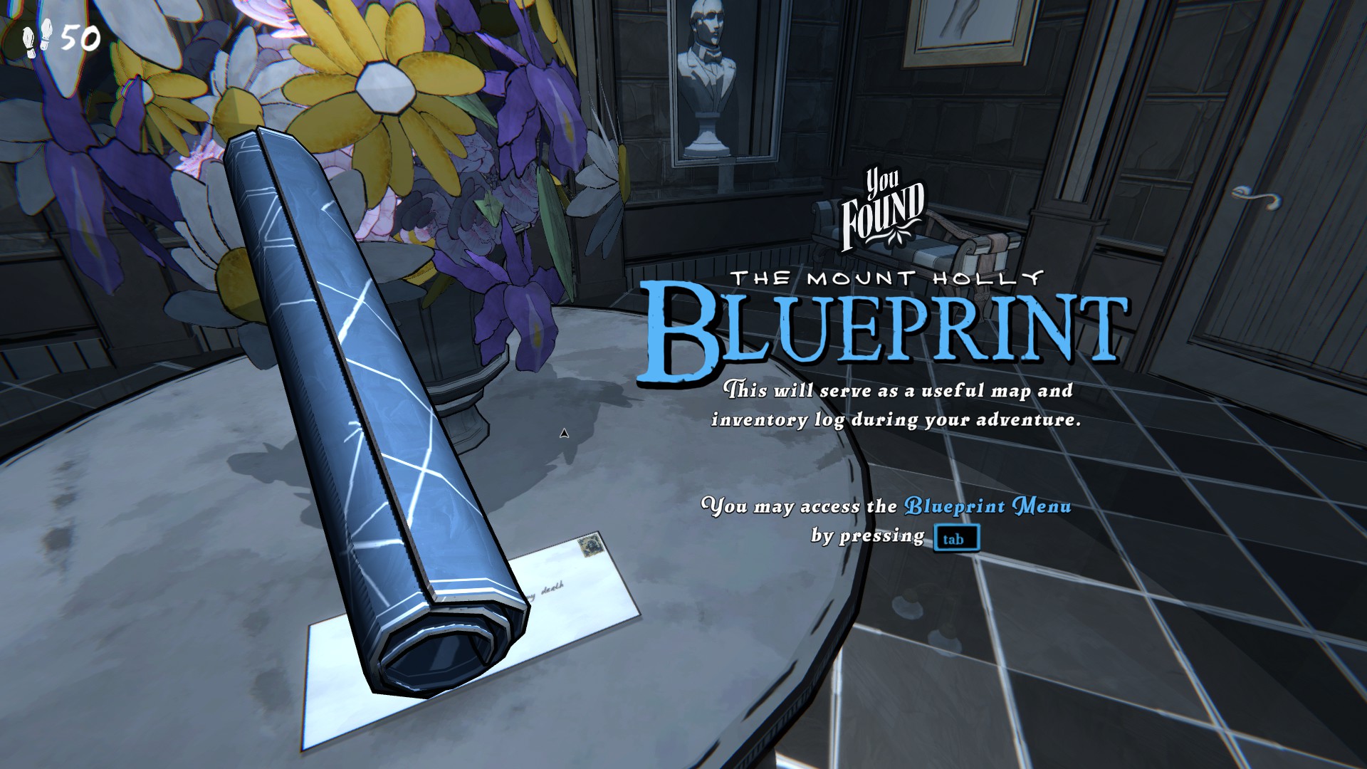『Blue Prince』序盤攻略ガイド。翻訳ツールや謎解きのヒント、便利アイテムやAntechamberの開け方についても_007