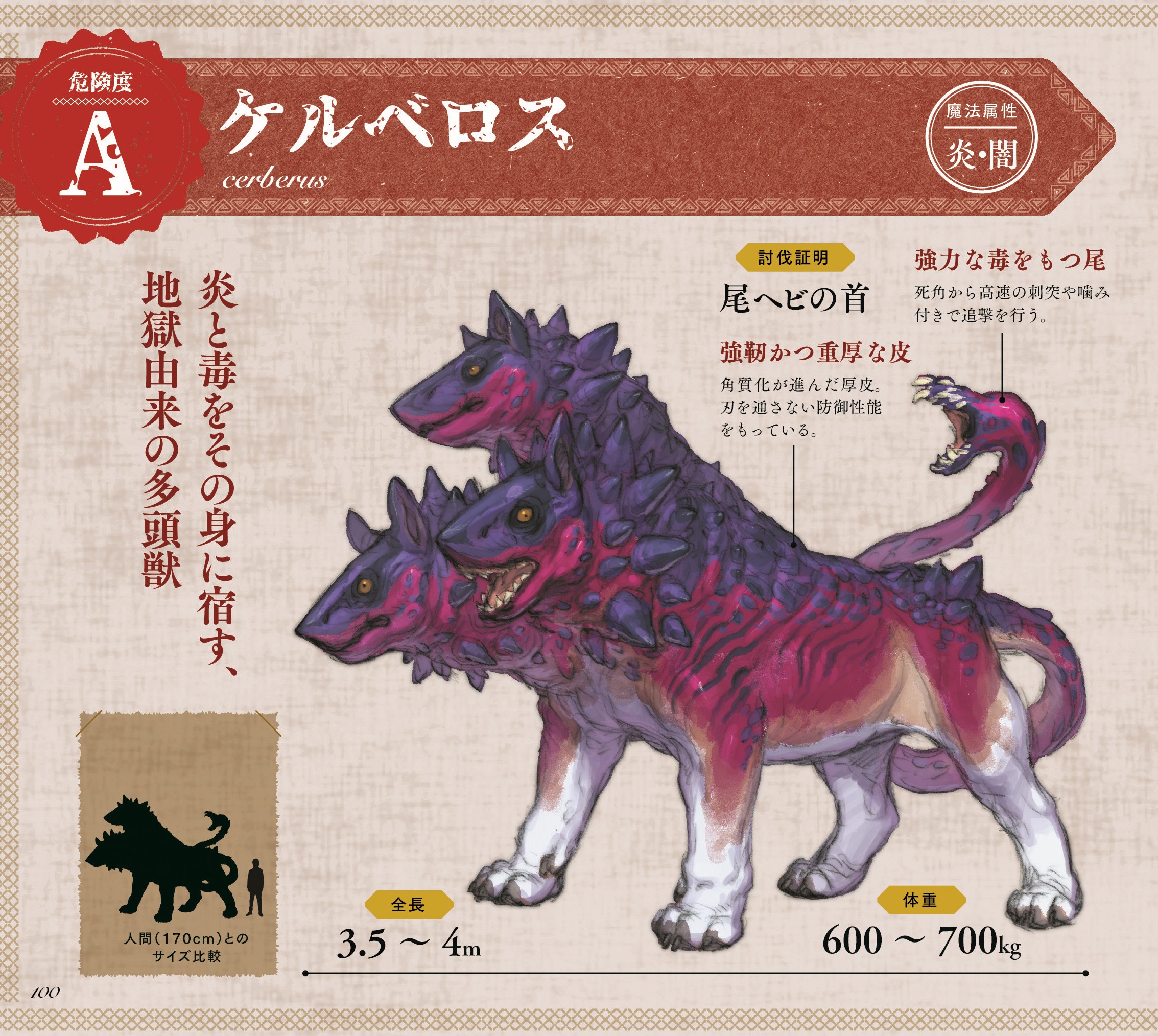 『モンスター解体図鑑』無料公開第9回「ケルベロス」_001