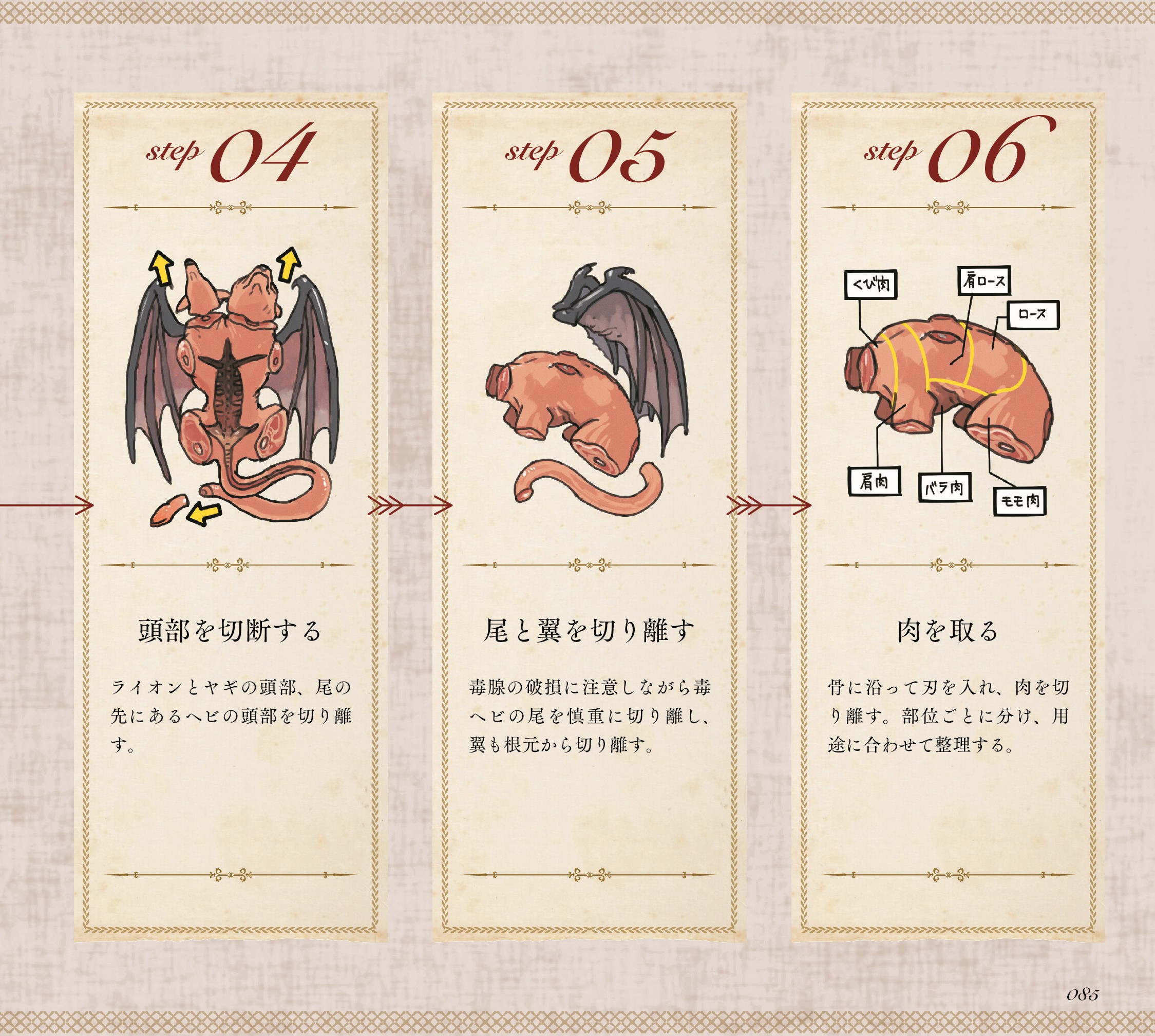 『モンスター解体図鑑』無料公開第6回「キマイラ」_003