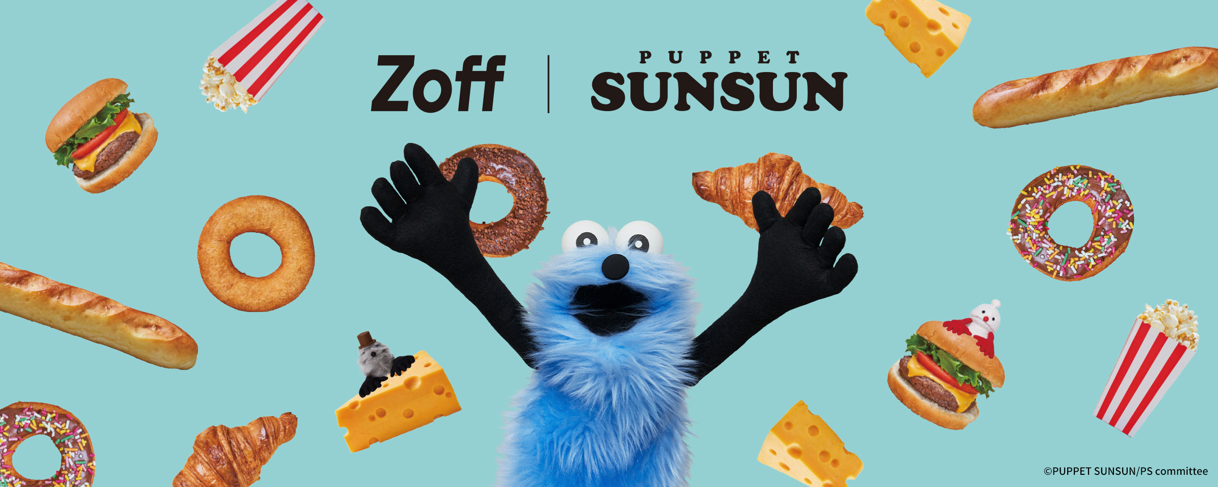 パペットスンスンと「Zoff」がコラボ
_001