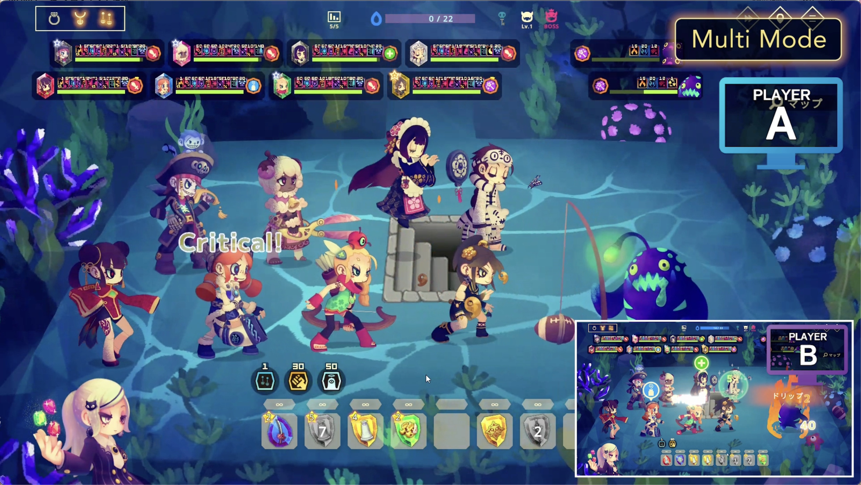 『ビビッドワールド』11月5日に発売決定。かわいいキャラで最強パーティを作るダンジョン自動踏破ローグライク_007
