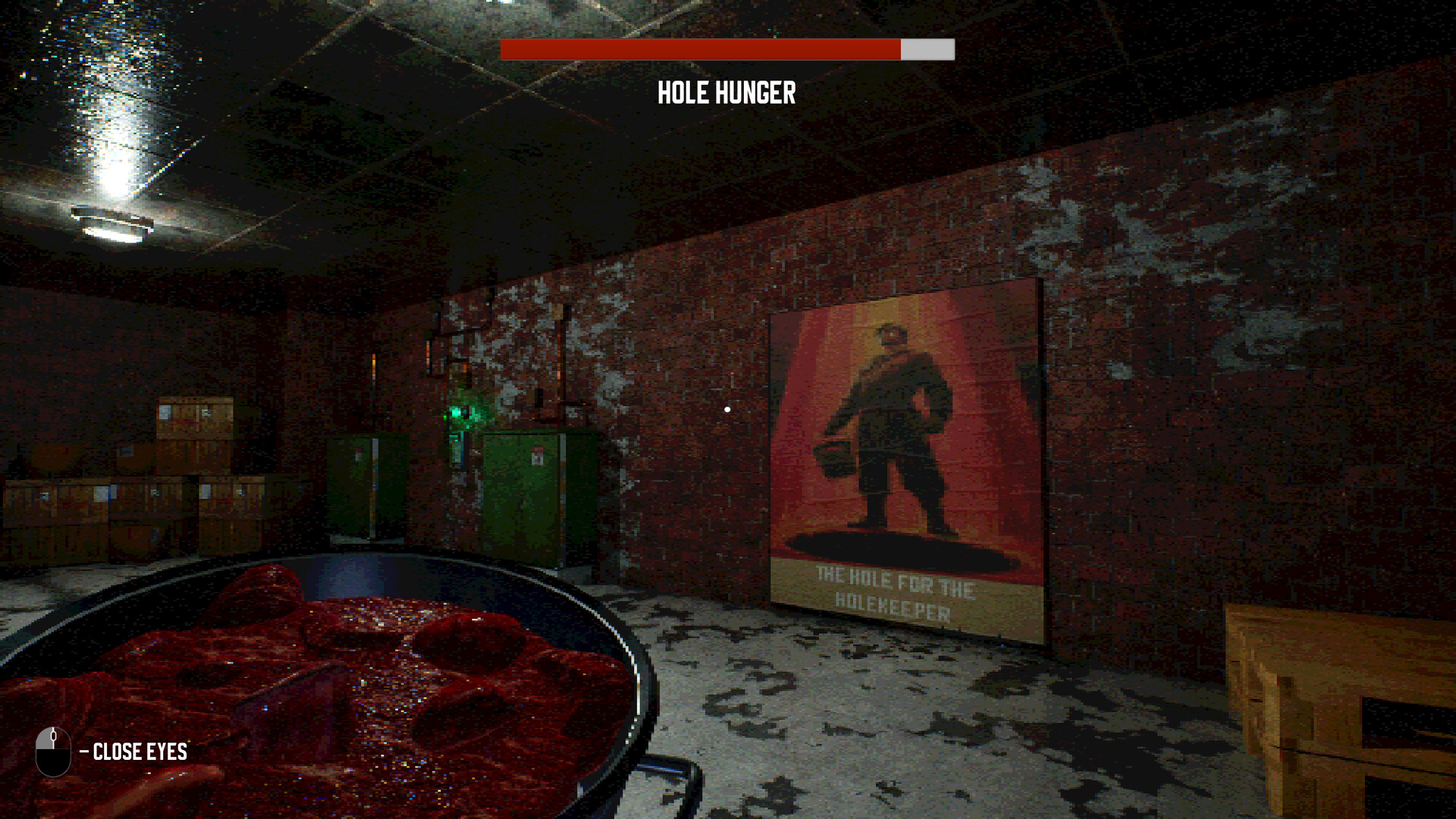 『The Hole Keeper』が開発中。“聖なる穴”に供物（肉塊）を捧げる短編サイコホラーゲーム_003