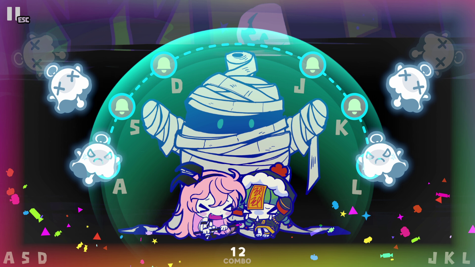 『ハローワンダーバンド』の体験版が配信。死神見習いちゃんのかわいいリズムゲーム
_003