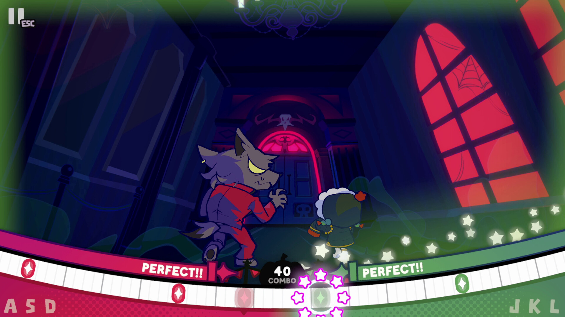 『ハローワンダーバンド』の体験版が配信。死神見習いちゃんのかわいいリズムゲーム
_005